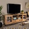 Baxton Studio Walda Modern and Contemporary Oak Brown Finished Wood 2-Drawer TV Stand 190-12000-ZORO - alternate 1
